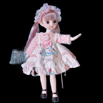 12” Doll With Clothes for Dids Toys Girls 6 to 10 Years 1/6 Clothes for bjd Dolls Dollhouse Accessories view