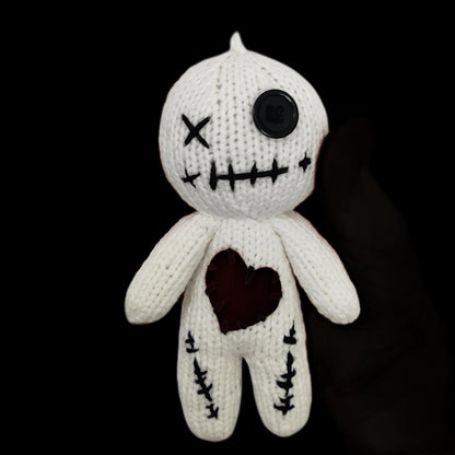 Halloween Scray Voodoo Dolls Majic Creepy Ghost String Plush Pin Needle Holder Horror Christmas Ornaments For Witchcraft Trick view