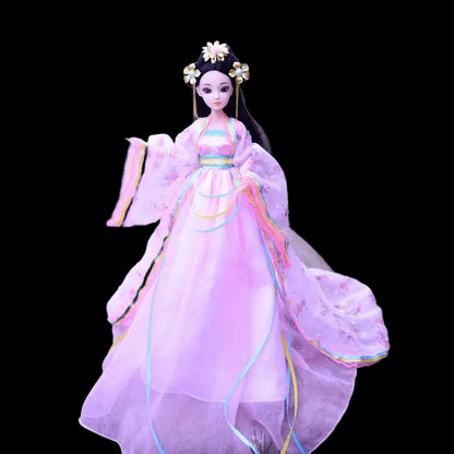 Ancient Dress Doll 30cm Chinese Imperial Concubine Court Fairy Suit Joints Girl 12 Joints Princess Toy Simulation view