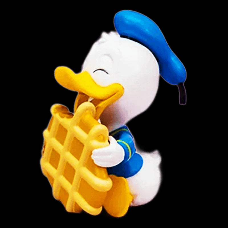 Anime Disney Classic Donald Duck Cake Series Figure Toys Dessert Party Trendy Play Cute Decoration Dolls Desktop Model Kids Gift view