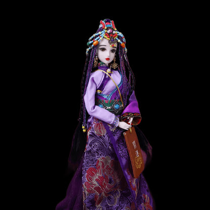 2023 New 12 Moveable Joints Chinese Dolls Toys With Accessories Clothes&Jewelry Costume Figure China Doll Toy 30CM Dolls ZH160 view